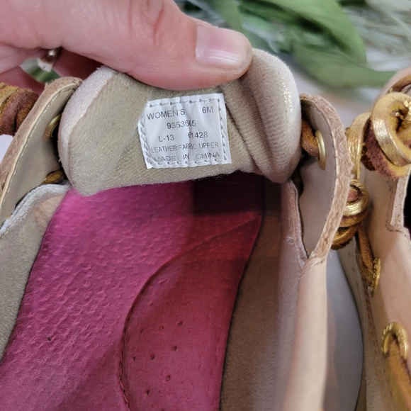 Sperry Tan Top-sider Boat Shoes Size 6 - Picture 7 of 8